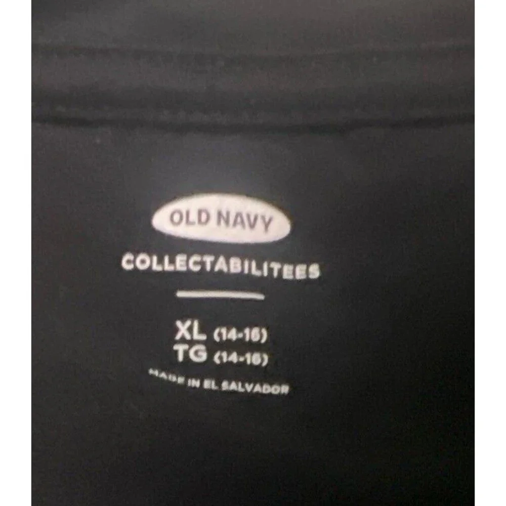 Old Navy Pokémon Graphic Tee Youth XL 14-16 Black Pikachu Charmander Squirtle